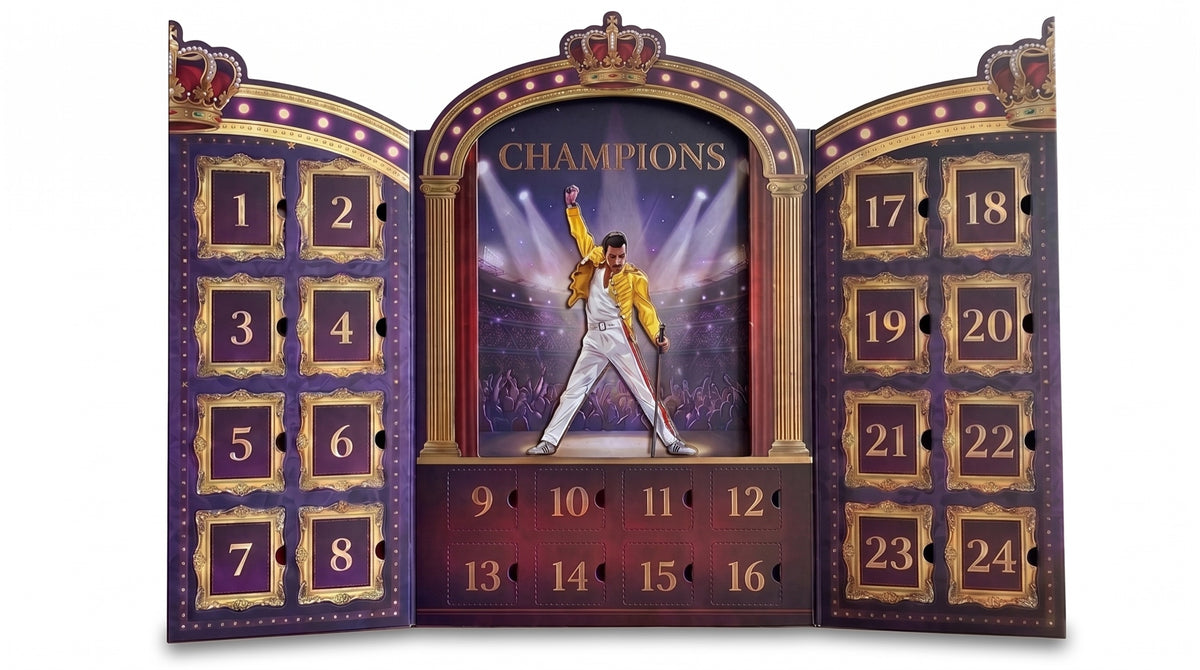 Champions Advent Calendar – opened, 24 doors